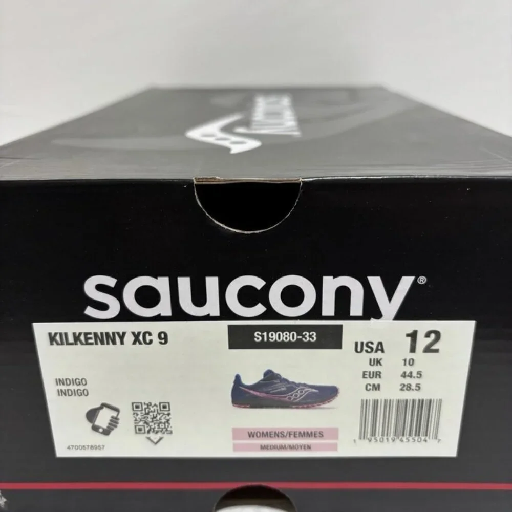 Saucony Women’s Kilkenny XC 9 Blue/Pink Running Shoes, Size 12 M